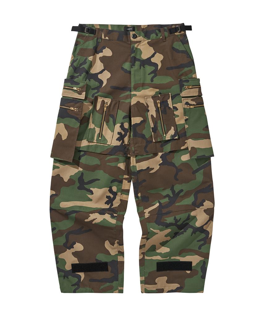 LIBERE Multi Zip Pocket Pants / Camo