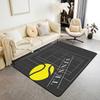 Lustiger Sport Tennis Teppich für Schlafzimmer Badezimmer Weich Rutschfest Tennisplatz Indoor Bodenmatte Kinder Jungen Ballspiel Wohnzimmer Teppiche