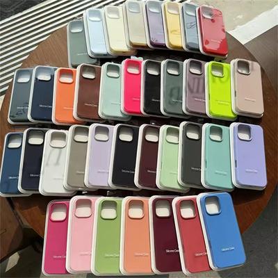 High Quality Silicone Case For iPhone 7/8 SE 16E 17 Air 16 15 14 13 Pro Max Apple Cover for iPhone 15 16 Plus 13 11 12 14 15 16 Pro Max Cases