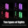 Magnetic Mount LED Car Touch Light Touch Sensor Mini Size Car Atmosphere Lamp Dimmable Light Soft Light USB Night Light