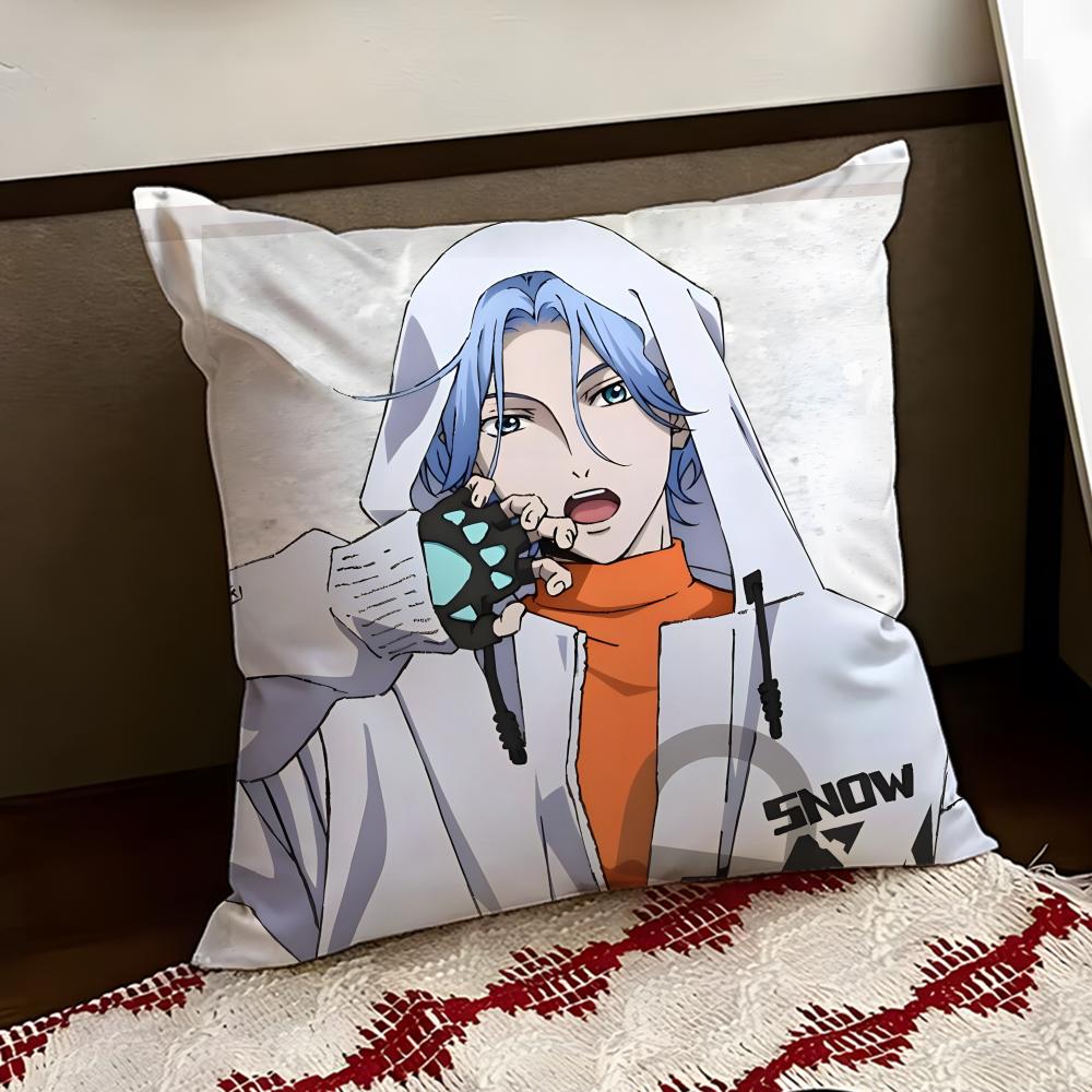 SSK8 the Infinity Anime Cushion Cover Reversible Soft Durable Pillow Cover Home Car MultiScene Use for Daily Comfort