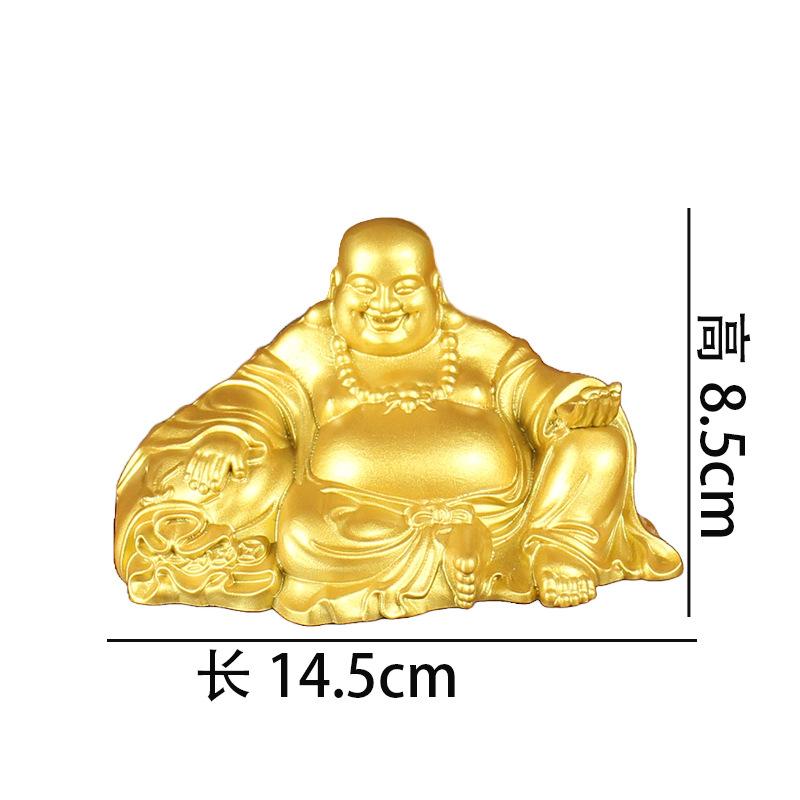 

Латунный Будда Майтрейя Домашняя Мебель Гостиная Кабинет Настольное Украшение Чистая Медь Будда Улыбка Вечный Открытый Медные Изделия