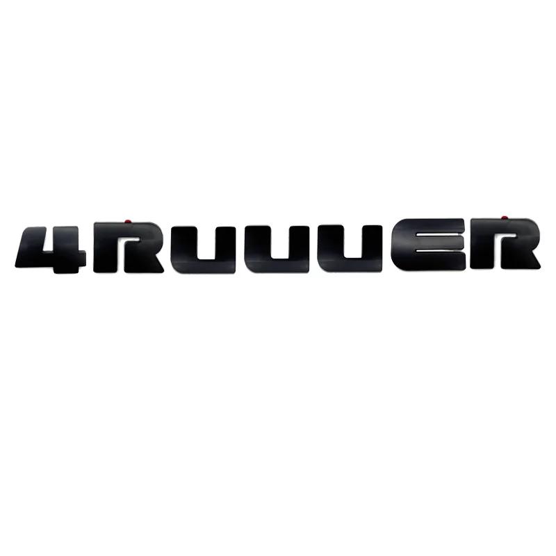 3D ABS Letters 4runner Tailgate Logo Trunk Rear Emblem Badge Sticker Decals Car Style Accessories for Toyota T EA8