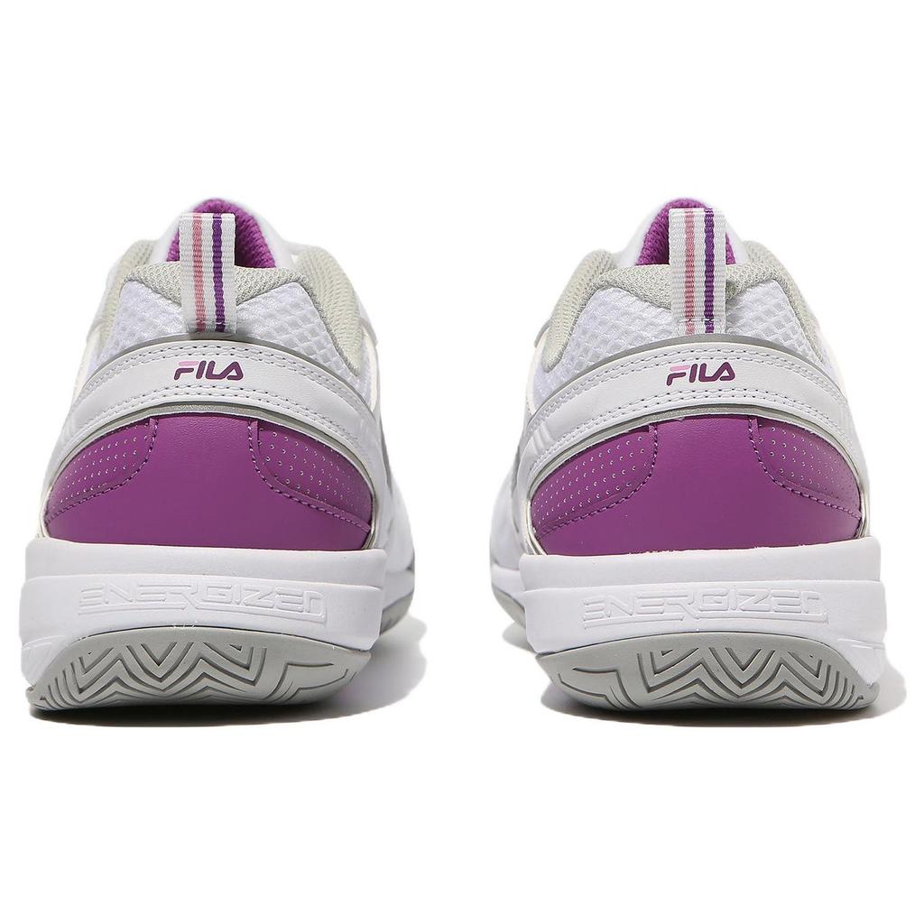 Fila Stroke 2 T3 Textile, Synthetic Leather Abrasion Resistant Breathable Low Top Tennis Shoes Unisex White Purple 1TM01807F_148