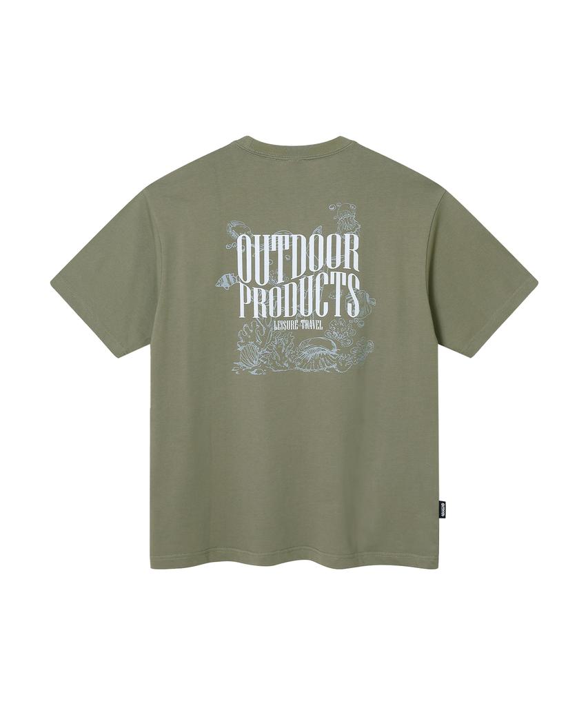 OUTDOOR PRODUCTS Leisure Half Sleeves (Olive Green)