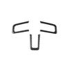 Carbon Fiber Panel Trim 3PCS Steering Wheel Cover Fit For Ford Mustang 2015-
