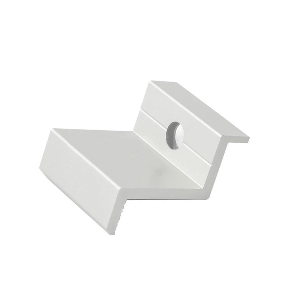 4Pcs End Clamp Solar Panel Mounting Clamp Solar System Install Accessories  Trapezoidal Roof