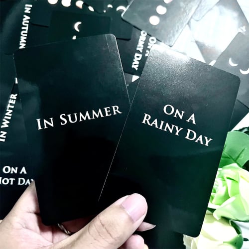 Trikendou Time Oracle Card Deck, Tarot Cards, Accurate Predictions, Foil, 350gsm, 54-Card Deck