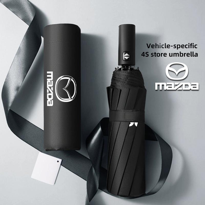 Car Rain Umbrella Foldable Sun Umbrella For Mazda 3 6 2 5 CX5 CX3 Atenza MX5 CX7 Axela CX30 CX90 CX60 CX50 MX30 CX9 RX8 CX8