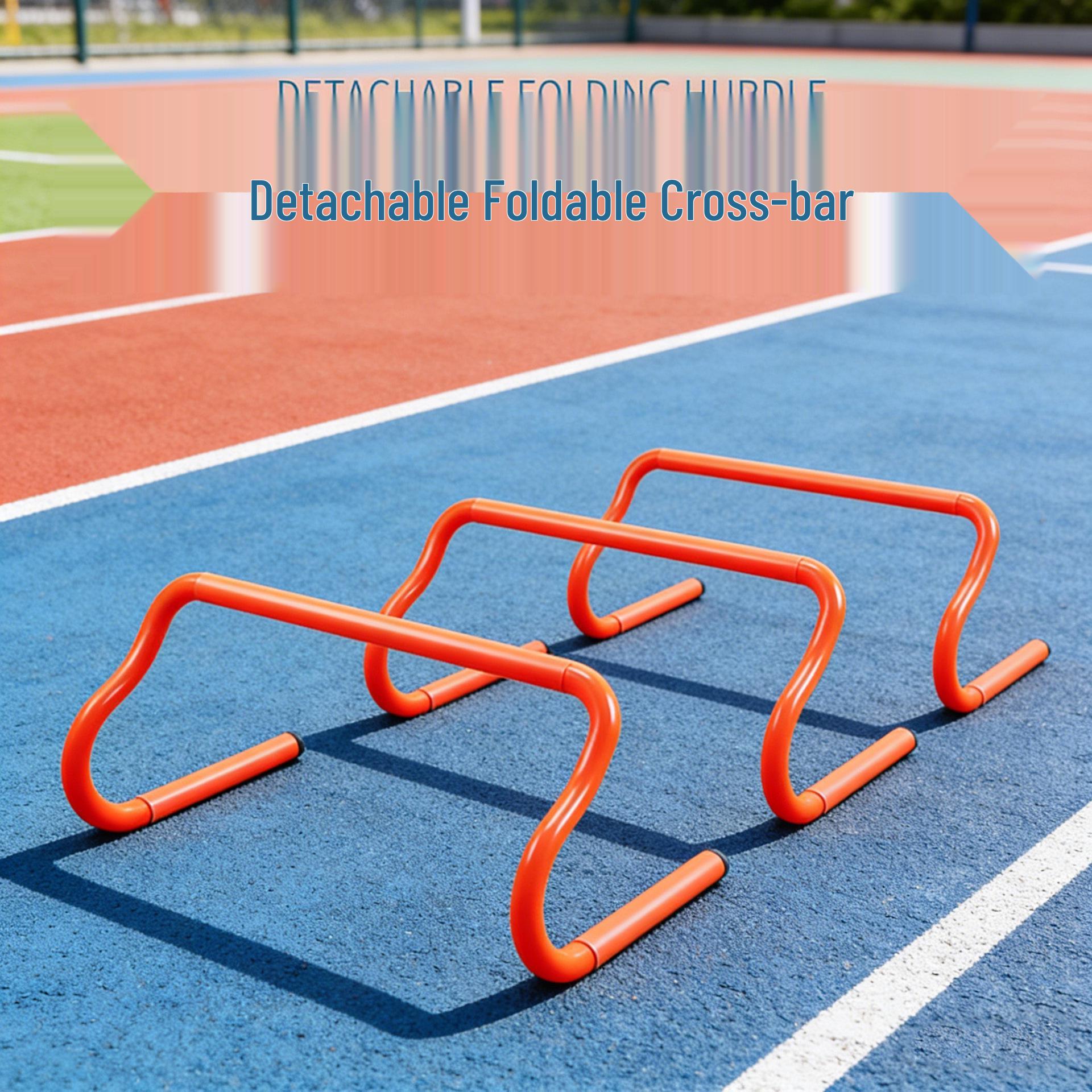 Portable Detachable Soccer Training Hurdles for Kids  Fitness 15cm Detachable Hurdle