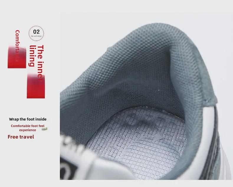 2024 Men's Low-Top White Sneakers: Fashionable, Versatile, and Breathable for Spring/Summer