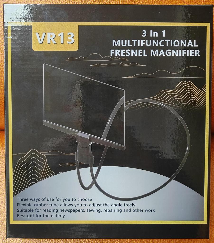Lightweight, Hands-Free Magnifying Glass for Seniors - Clear, Undistorted Viewing for Reading Books & Newspapers, Neck Hanging Design.