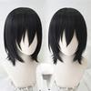 Anime Fyodor Wig Bungo Stray Dogs Fyodor Dostoevsky Cosplay Wig Short Black Heat Resistant Synthetic Hair Perucas Anime Wigs