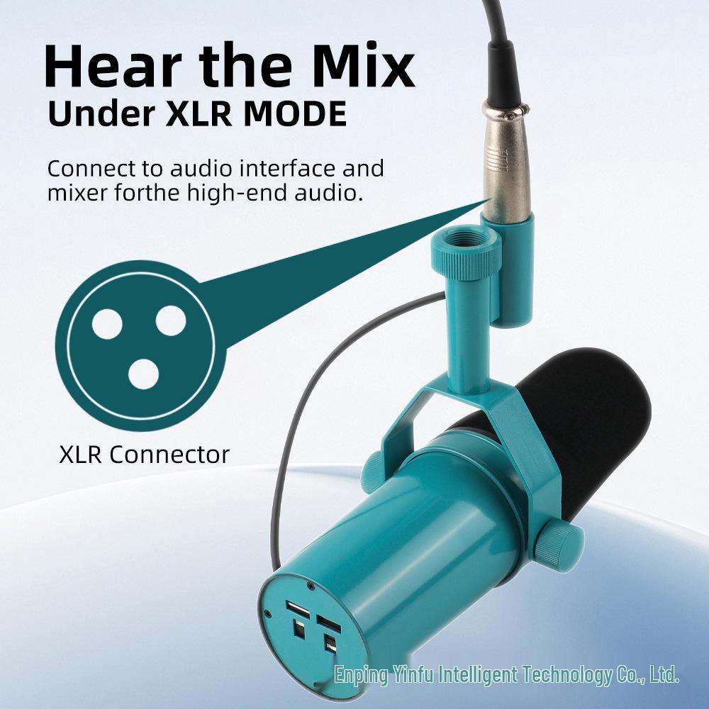 Yayın & Sunuculuk İçin SM7B Profesyonel Stüdyo Dinamik Mikrofonu