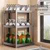 2-Tier Kitchen Countertop Corner Storage Rack
