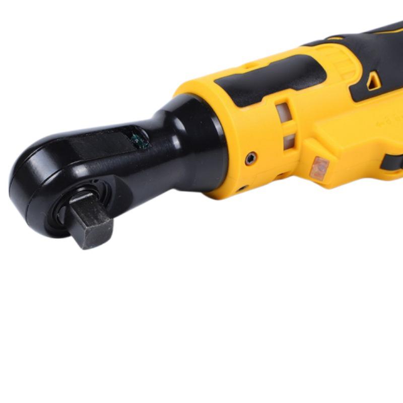 Rechargeable Lithium Battery 90-Degree Ratchet Wrench for Auto Repair and Construction
