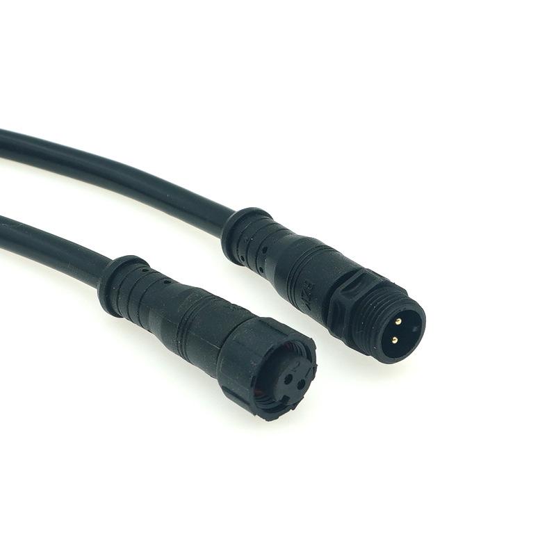 

M12 Male-Female Waterproof DC Power Connector Cable for LED