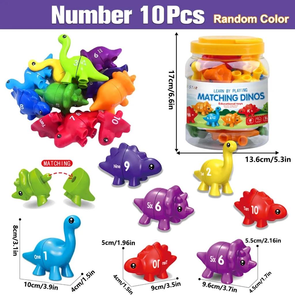 Matching Letters Fine Motor Toy Abc Dinosaur Alphabet Match Game With Uppercase Lowercase Montessori Learning Toys For Boy Girl