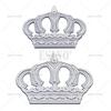 Car Styling 3D Crown Decorative Metal Alloy RearTrunk Fender Adhesive Badge Body Tailgate Displaceme Emblem