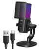 UGREEN Condenser Microphone ABS 24bit/96kHz RGB Light Cardioid Black