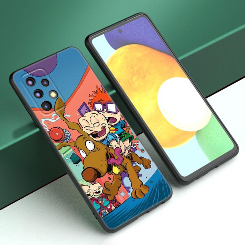 Cartoon R-Rugrats Phone Case For Samsung A13 A22 A24 A32 A23 A25 A34 A35 A52S A53 A54 A55 A73 5G A12 A14 A15 A31 A33 A50 A51 A72