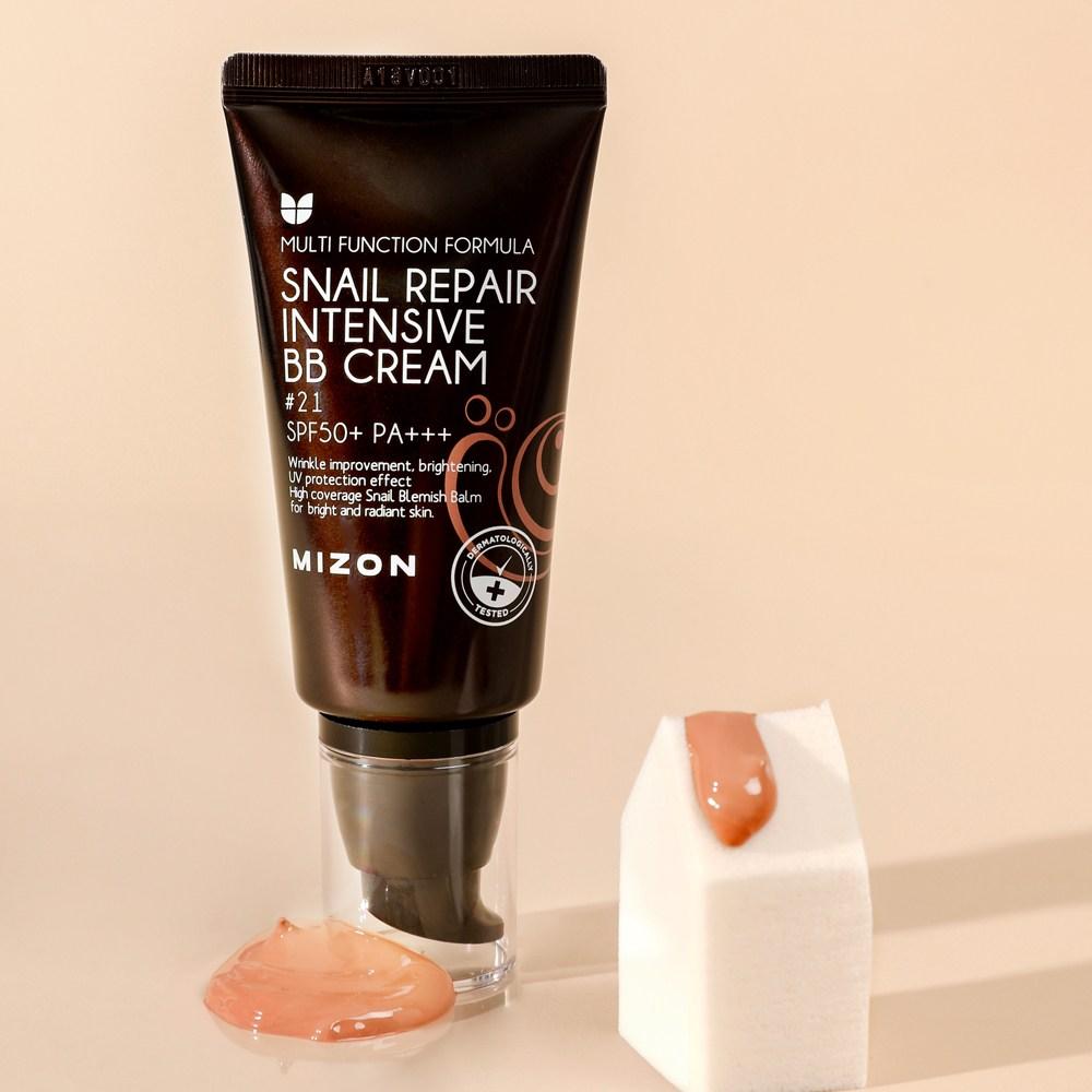 MIZON Snail Repair Intensive BB Cream SPF50+ PA+++ 50gml(4 couleurs)