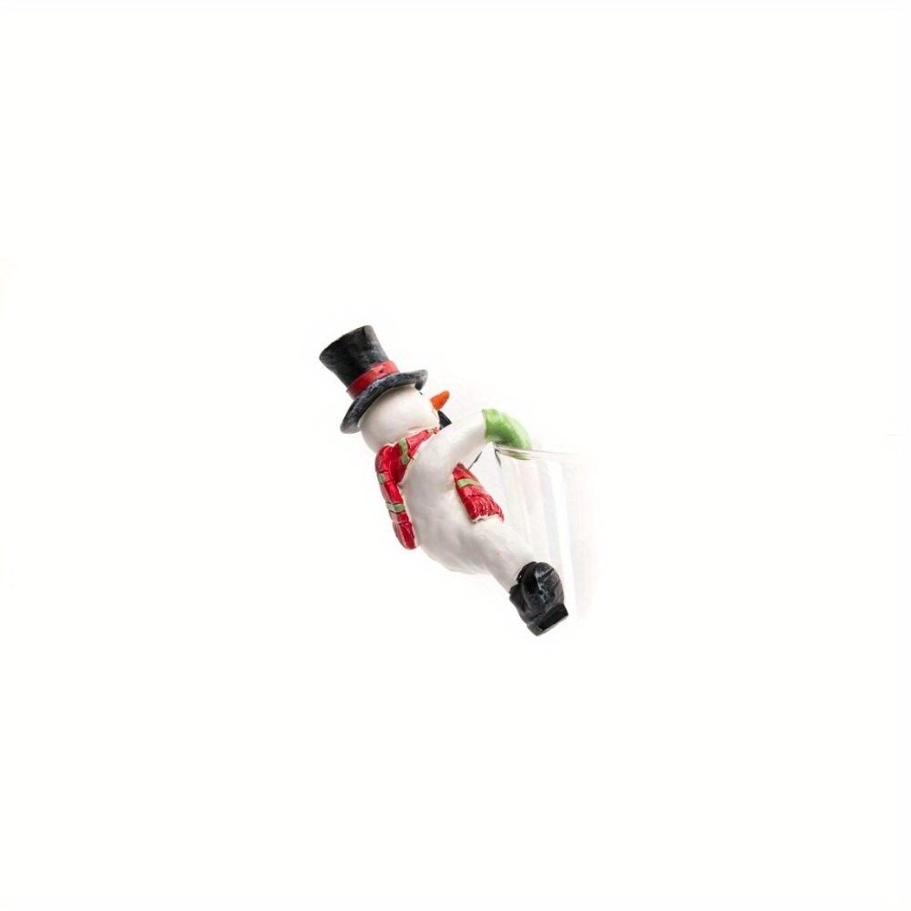 1pc Christmas Decorations Santa Claus Snowman Flower Pot Vase Wall Hanging Decorations Resin Crafts Suitable for Friends, Family and Lovers Gifts