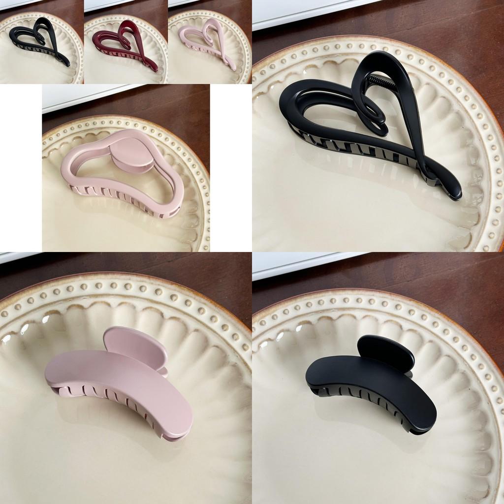 Sophisticated Large Hair Claw Accessory For Women Available In Stylish Heart And Irregular Designs