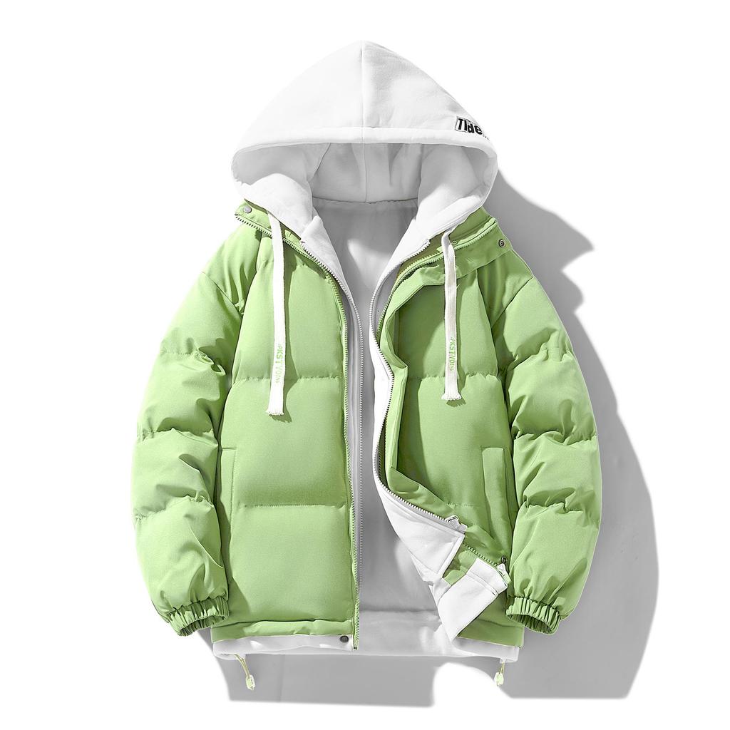 Men's Winter Loose Casual Thickened Warm Padded Jacket Japanese Trend Hooded Padded Jacket