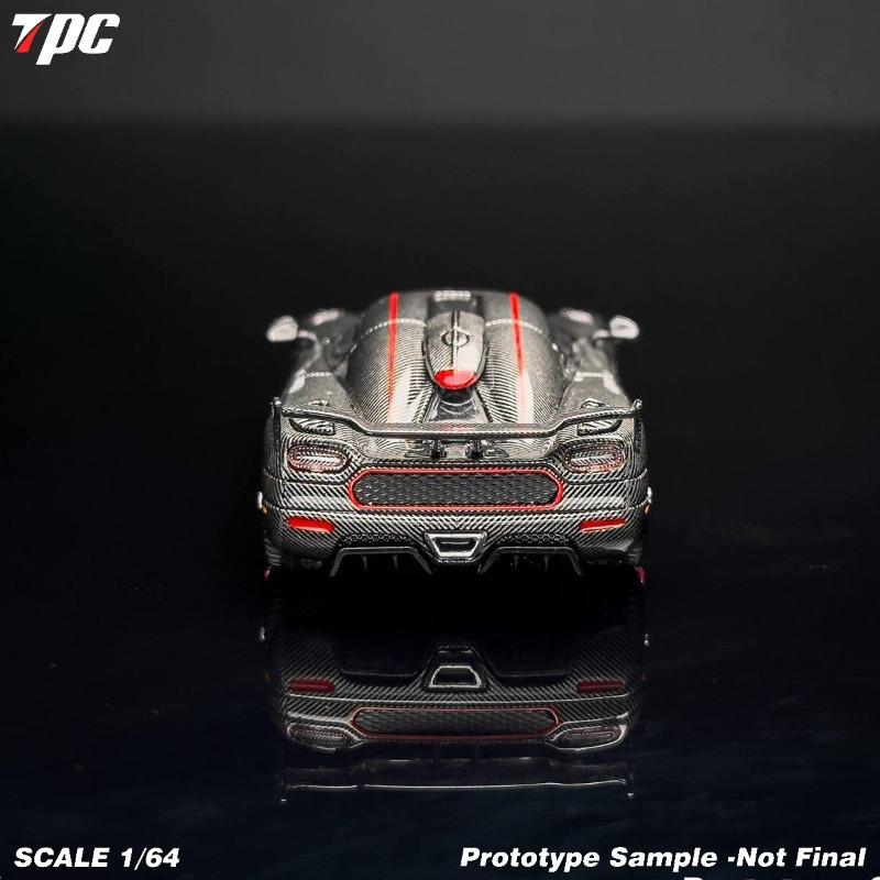 In stock 1: 1:64 RS carbon fiber supercar alloy car model - holiday gift - high-end collection - for boys as a gift