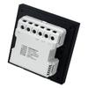Smart Zigbee Tuya Double Switch with Alexa Voice Control, Aluminum Panel, and 86 Back Box Compatibility