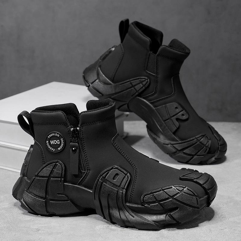Ψηλά Σνίκερς Μέκα Slip-On 2025:  Φθινόπωρο-Χειμώνας Υπαίθρια Πεζοπορία & Ταξιδιωτικά Παπούτσια