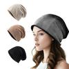 Women's Gradient Cotton Beanie - Versatile, Trendy, Slouchy Head Wrap for Spring & Summer