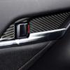 For Toyota Camry 2018   Accessories Carbon Fiber Interior Door Bowl Handle Panel Cover Trim Decals Sticker