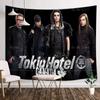 Tokio Hotel Beste Gruppe Band Musikplakat Deutsche Jugendband Wandteppich für Wohnzimmerdekoration