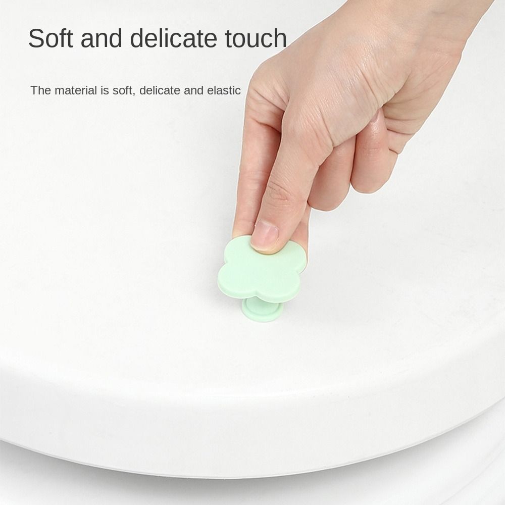 Labor-saving Flower Shaped Toilet Tank Button Universal Toilet Lid Lifter  Toilet