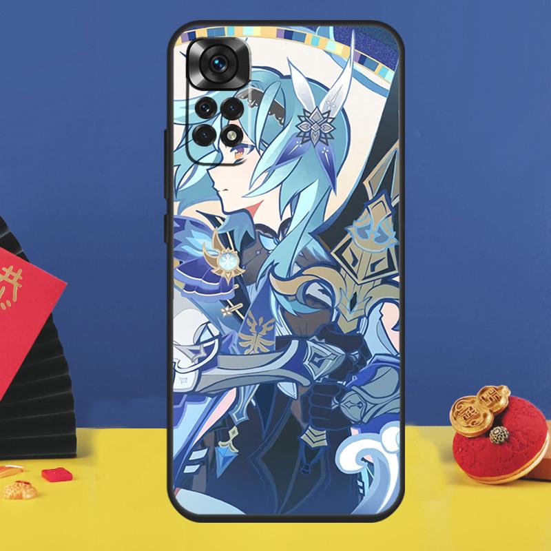 Genshin Impact Eula Case For Xiaomi Redmi Note 11 9 10 12 13 14 15 Pro Plus Redmi 15 14C 10C 12C 13C 15C Cover
