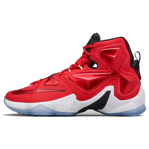 

новые Nike Lebron 13 On Court Нескользящие Легкие Высокие Баскетбольные Кроссовки Мужские Гостевые Красные 41