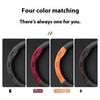 Jeep Wrangler JK Patriot Commander Grand Cherokee Compass Wagoneer Gladiator Renegade Suede Anti-Slip Car Steering Wheel Cover AKL1