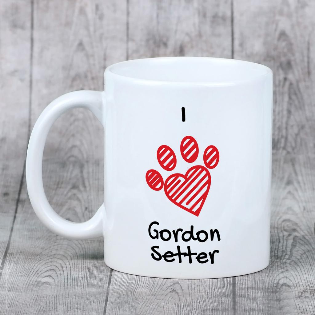 Gordon Setter - Cup with a Dog, Cute Cup with Graphics, a Gift with Your Photo from the Art-Dog Brand