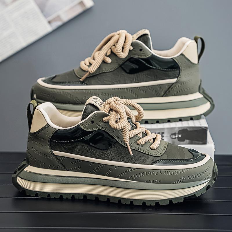 Shoes men's shoes autumn and winter new low-top Forrest Gump shoes versatile thick-soled heightening shoes sports and leisure shoes