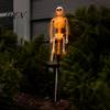 Spooky Garden Path Lighting 2Pcs Solar Skeleton Stake Light, Halloween Glowing Realistic Figurine, Waterproof Illuminated Yard Accents Outdoor