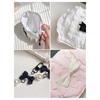 1Pc Cute Women Makeup Mini Bag Korean Lace Bow Portable Coin Purse Small Handbag Kawaii Female Cosmetic Storage Pouch