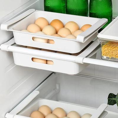 Hanging Kitchen Organizer Refrigerator Egg Fruit Storage Box Drawer Type Food Crisper Kitchen Accessories Fridge Organizer