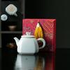 Ru Porcelain Crackle Teapot: Cultivable Retro Ceramic Kung Fu Tea Set In Creative Gift Box