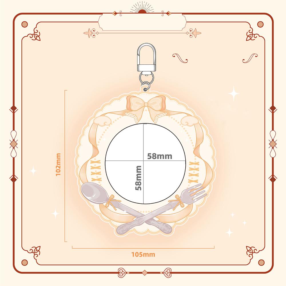 Cartoon 18/71mm Bar Protection Case Badge Storage Bag Photo Pocket Bag Pendant Badge Protective Cover Decorative Bag Display
