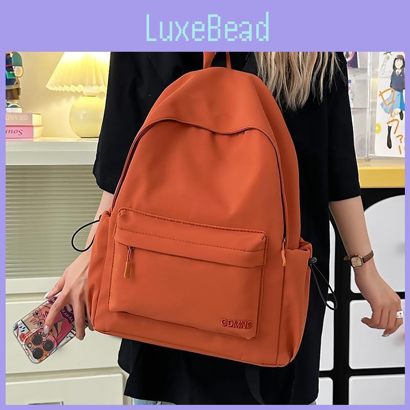 Simple Candy Colored Student Lightweight Backpack For School And Use Daily