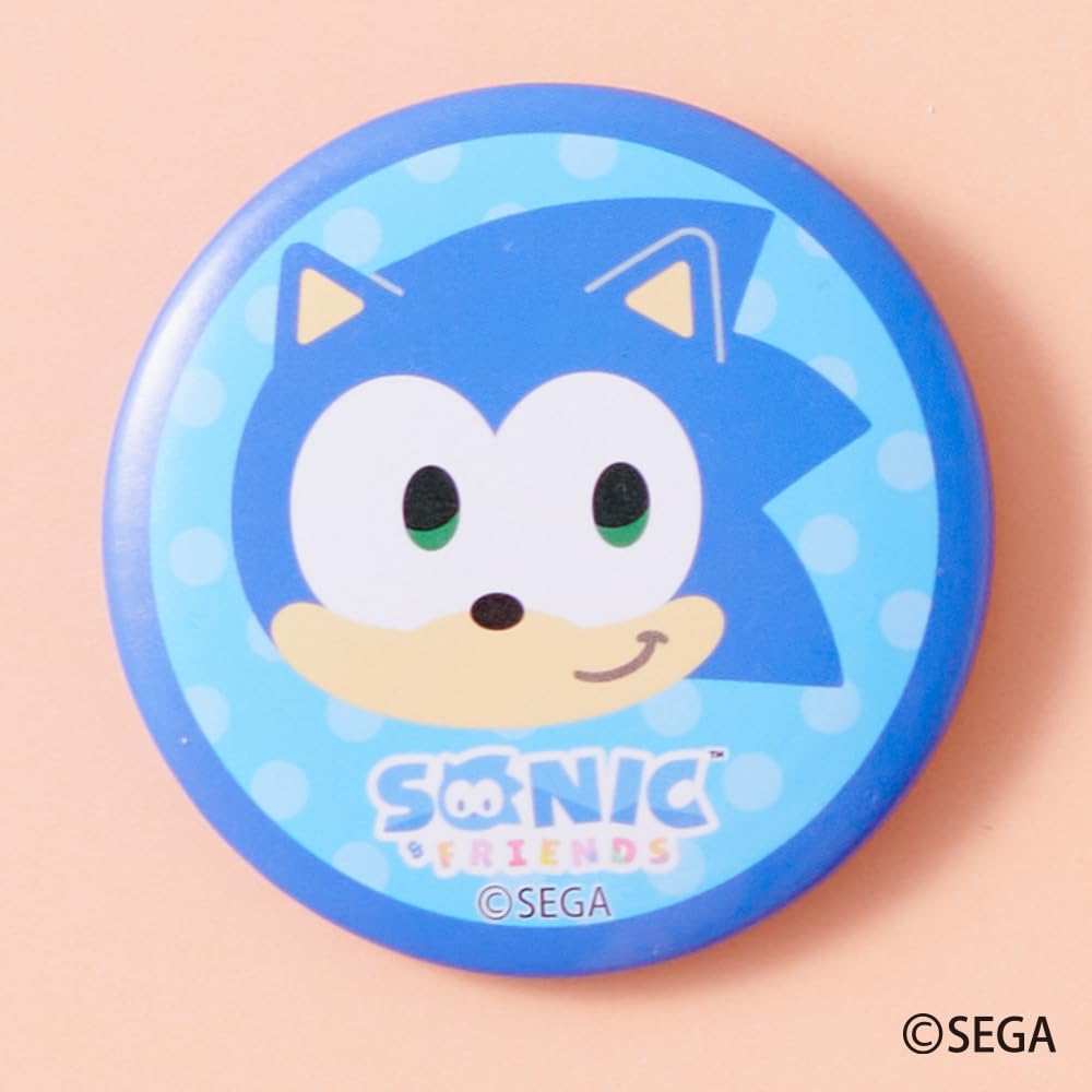 SEGA Fave SONIC FRIENDS Original Can Badge Assortment BOX 1BOX 16 16 types in total & = pieces,