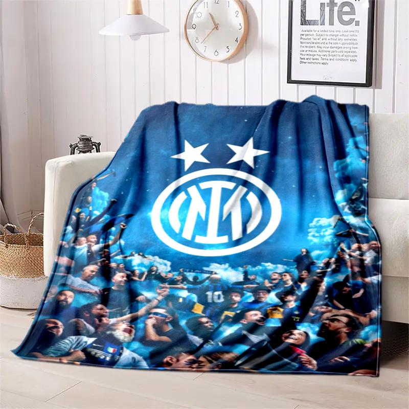 Famous F.C. Internazionale Milano football player Lautaro Martínez blanket Soft four season home bed office travel outdoor warm blanket L12