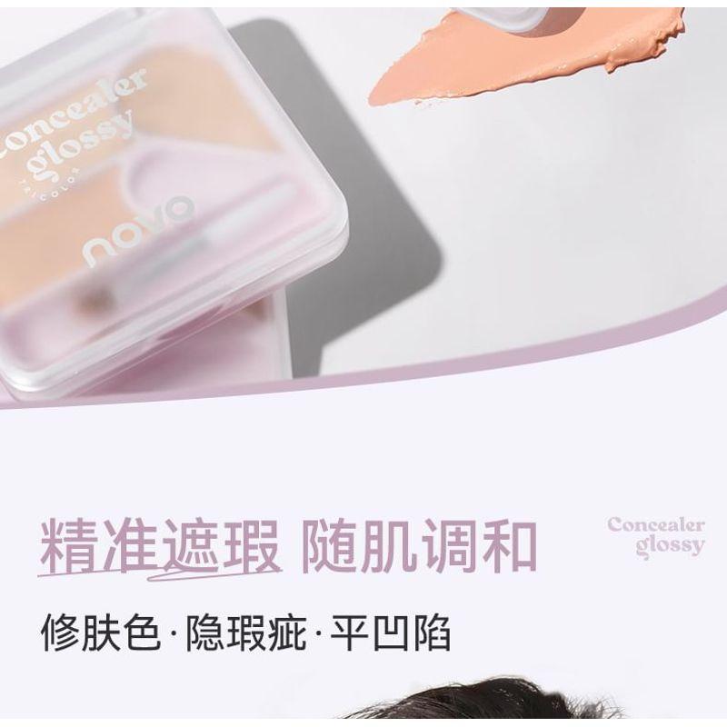 NOVO - Glossy Flawless 3-Color Concealer - 2 Types